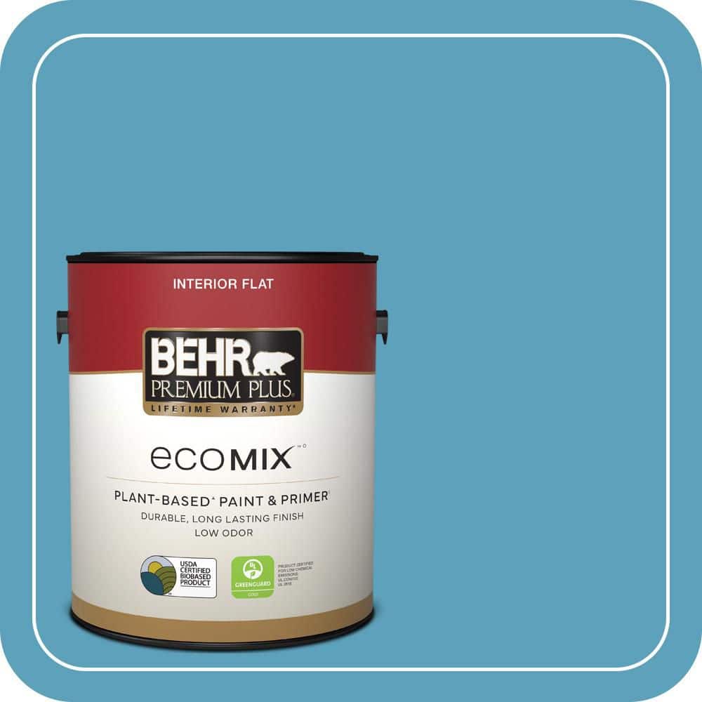 1 gal. #540D-5 Tropical Splash Flat EcoMix Plant-Based Interior Paint & Primer price history on PriceWatchPro