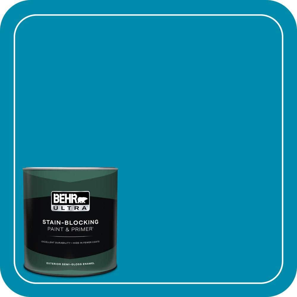 1 qt. #530B-7 Riviera Paradise Semi-Gloss Enamel Exterior Paint & Primer price history on PriceWatchPro