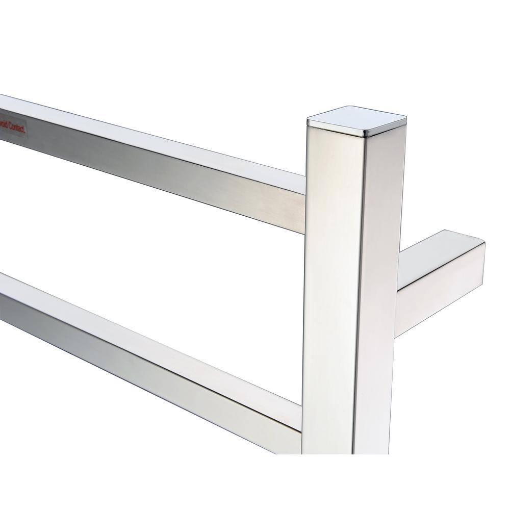 Charles Series Polished Chrome Stainless Steel Wall Mounted Towel Warmer