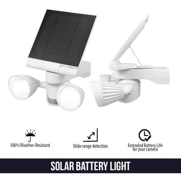 blink floodlight and solar panel charger