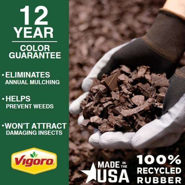 75 cu. ft. Brown Rubber Nugget Mulch Super Sack