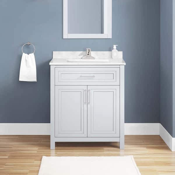 Home Decorators Collection Beaufort 30, Bathroom Vanity 30 Inch Wide 19 Deep
