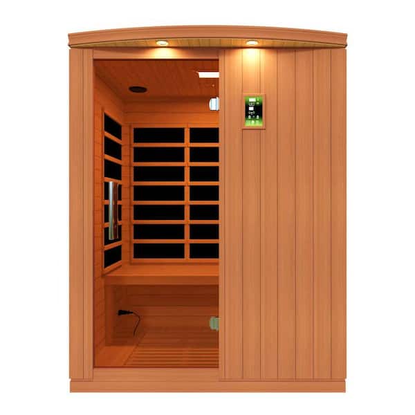 Madrid Elite 3-Person Indoor Ultra Low EMF FAR Infrared Home Sauna