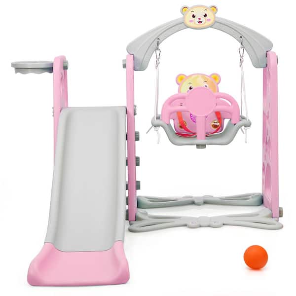 Baby Pink Mini Basketball Hoop