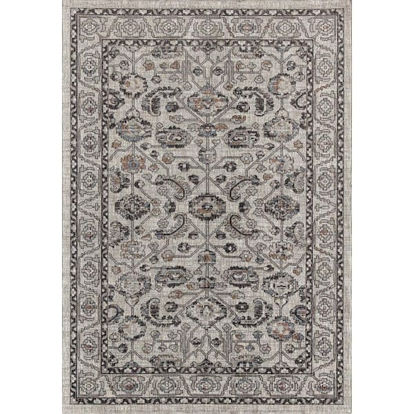 Mason Brooks Celestia Ashley Gray 2'6"x8' Traditional Multi-Colored Area Rug