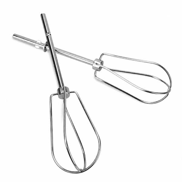 Stainless Steel Turbo Beaters Replacement Set for Hand Mixer, 2 Pack Silver