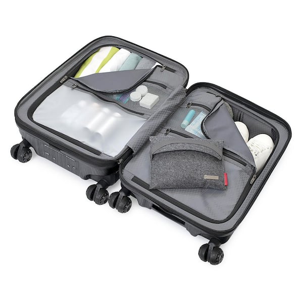 Traveler's Choice Silverwood 21 in. Carry-on Polycarbonate