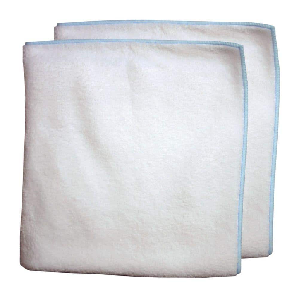 Detailer's Choice 16 in. x 16 in. Microfiber Spa Towel (2-Pack) 3-508-6  The Home Depot