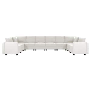 IDÉE AO SOFA Z-joyee 86.6 in. Wide Round Arm Teddy Creative Fabric