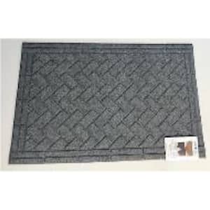 Brick Slate 2 ft x 3 ft synthetic fibers Door Mat area rug