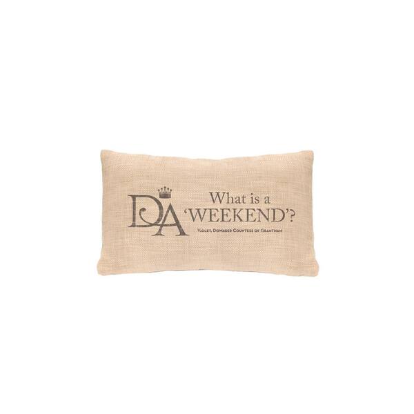 Heritage Lace Violet's Wisdom Natural Weekend Decorative Pillow