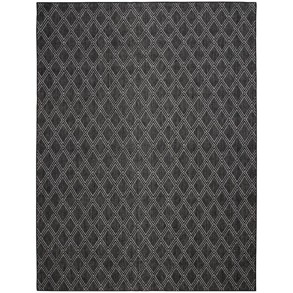 Diamond Gray/Black 8 ft. x 10 ft. Indoor/Outdoor Area Rug price history on PriceWatchPro