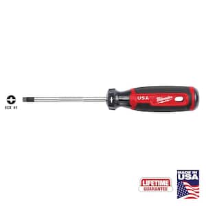 4 in. #1 ECX Screwdriver with Cushion Grip