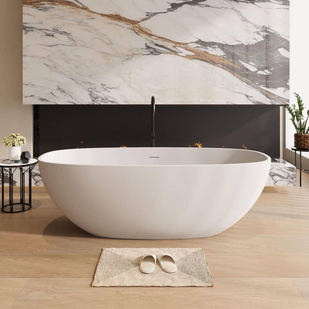 Xspracer Moray 67 in. x 29.5 in. Solid Surface Stone Resin