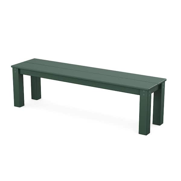 Trex Outdoor Furniture Parsons Rainforest Canopy HDPE Plastic Outdoor 60 in. Bench