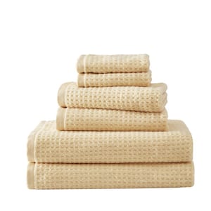 Northern Pacific 6-Piece Yellow Cotton Towel Set