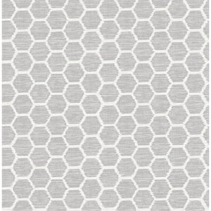 Aura Lavender Honeycomb Lavender Wallpaper Sample