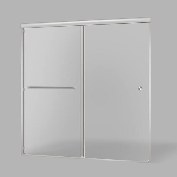 Bypass Sliding Glass Shower Door Sorrento Lux Series 56-60 Width