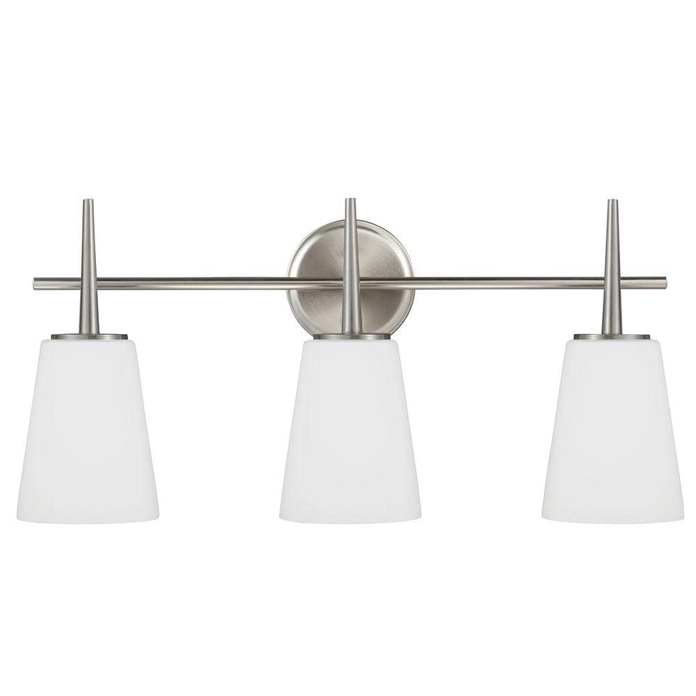 Generation Lighting Driscoll 24.5 in. W. 3-Light Modern Brushed