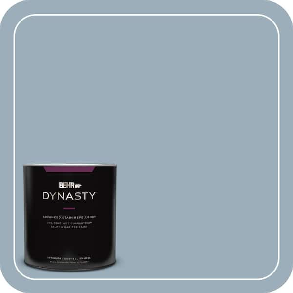 BEHR DYNASTY 1 qt. Home Decorators Collection #HDC-CT-24 Rainy Sidewalk Eggshell Enamel Interior Stain-Blocking Paint & Primer