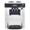 SVOPES Commercial Soft Serve Ice Cream Machine10.56 qt. Frozen Yogurt Makers Auto Clean LED Display 3 Flavors Stainless Steel BJLJYKF-8218TPDT1V1-1120