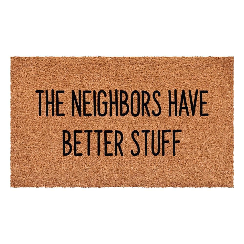 Neighbors Have Better Stuff Multi-Colored 17 in. x 29 in. Indoor or Outdoor Doormat price history on PriceWatchPro