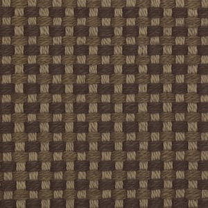 Basket Weave Brown Vinyl Strippable Roll (Covers 26.6 sq. ft.)