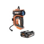 18V Cordless High Pressure Portable Inflator with 18V Lithium-Ion 1.5 Ah Battery