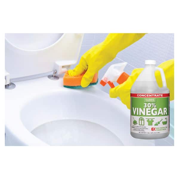 Harris 128 oz. 30% Vinegar All Purpose Cleaner Concentrate VINE30-128 - The  Home Depot
