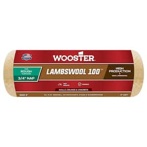 Lambswool 100 9 in. x 3/4 in. Wool Roller Cover