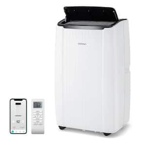 9200 (DOE)BTU Portable Air Conditioner Cools 700 Sq.Ft. with Heater Dehumidifier with Remote Wifi in White