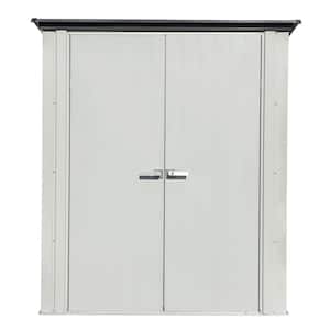 3 ft. x 5 ft. Grey Flute and Anthracite Space Maker Patio Shed