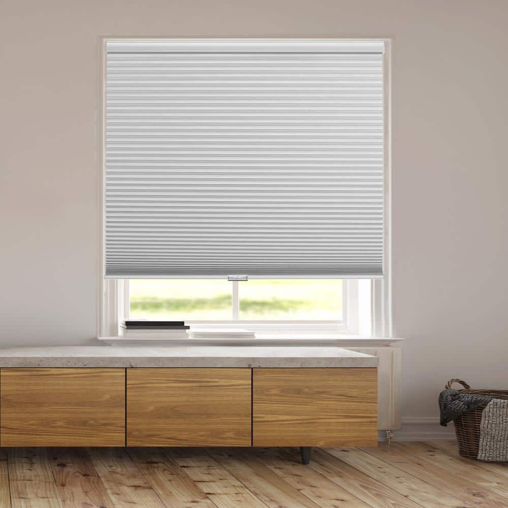 23-inch White Cordless Fabric Cellular Room Darkening Shade