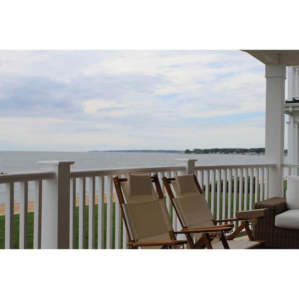 Providence 72 in. x 42 in. PVC 3-Line Level Rail Kit with Reinforcements