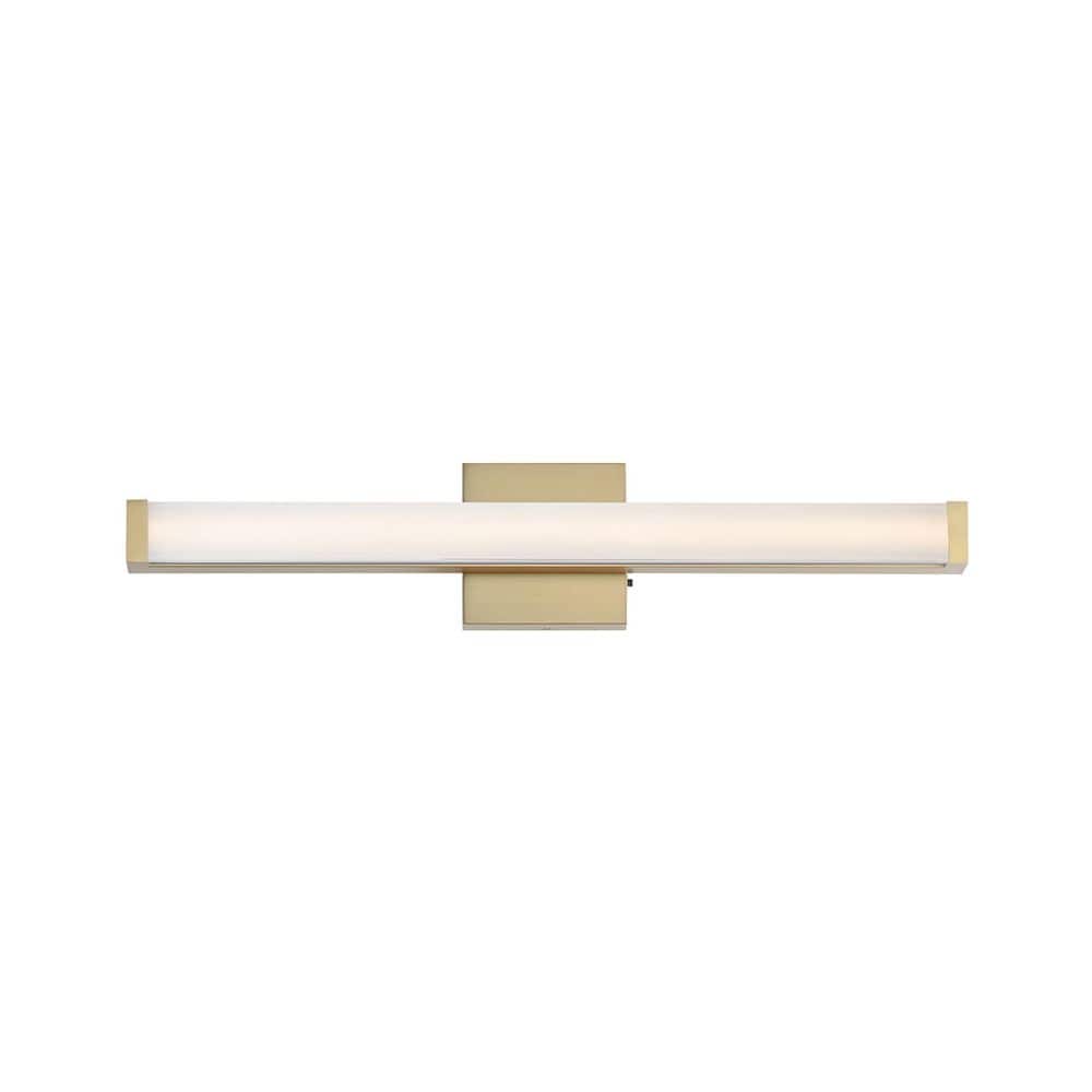 Spec 5CCT 24 in. 1 Light Natural Aged Brass LED Vanity Light price history on PriceWatchPro