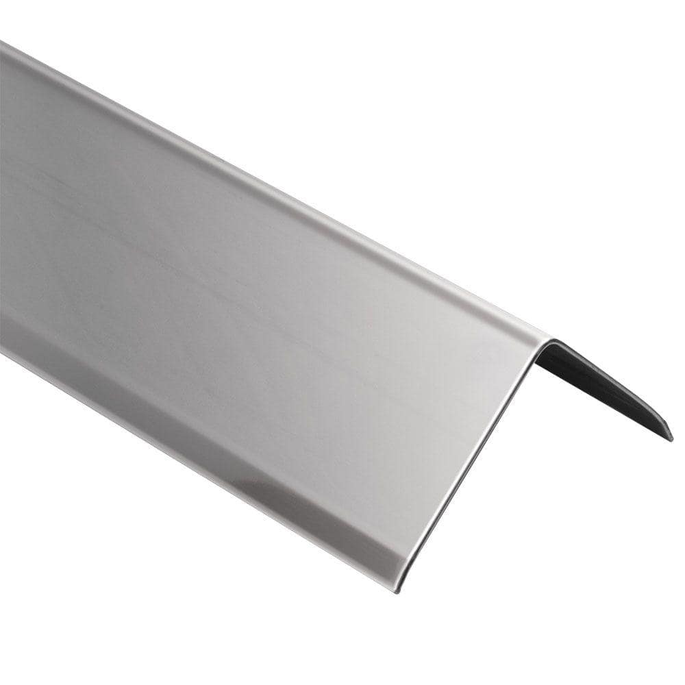 Schluter ECK-K Stainless Steel 1-9/32 in. x 8 ft. 2-1/2 in. Metal