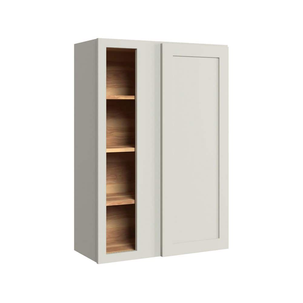 Thornton 30 in. W x 12 in. D x 39 in. H Assembled Plywood Left Corner Blind Kitchen Cabinet in Moonshine