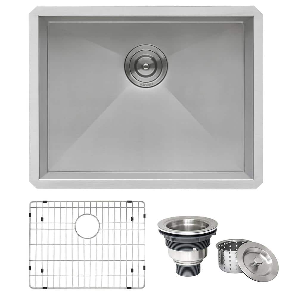 Ruvati 25" Stainless Steel Drop-in Single Bowl Kitchen Sink