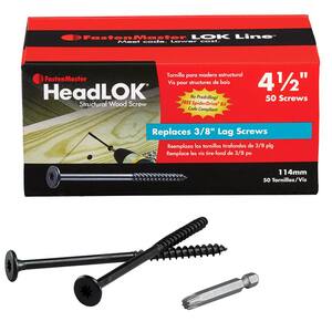 HeadLOK 4-1/2 in. Structural Wood Screw (50 Pack)