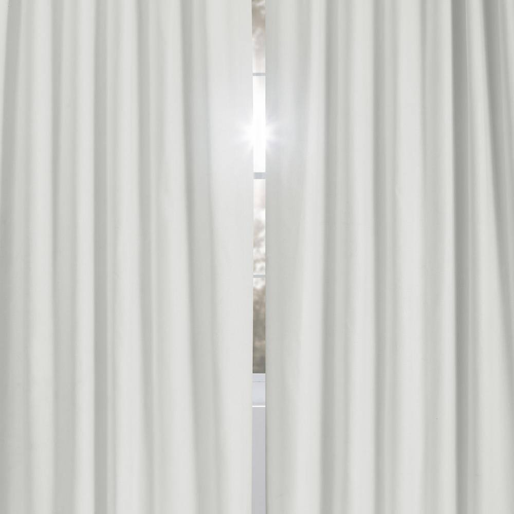 Starlight Off White 84-Inch Thermal Linen Blackout Curtain