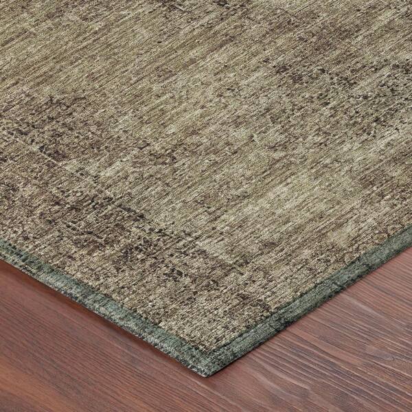 Chantille Machine Washable Indoor/Outdoor Abstract ACN2726 Brown 10 ft. x 14 ft. Area Rug