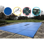 14 ft. x 28 ft. Rectangle Blue Solid In-Ground Safety Pool Cover, ASTM F1346 Certified