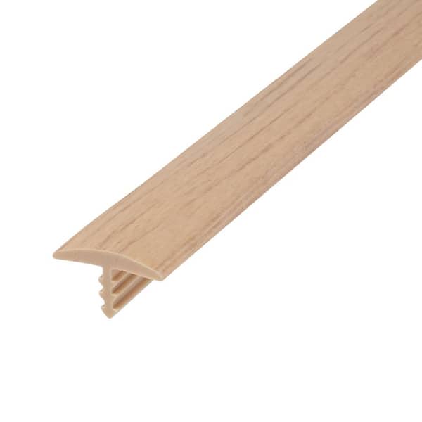 Outwater 5/8 in. Maple Flexible Polyethylene Center Barb Hobbyist Pack Bumper Tee Moulding Edging 25 ft. long Coil