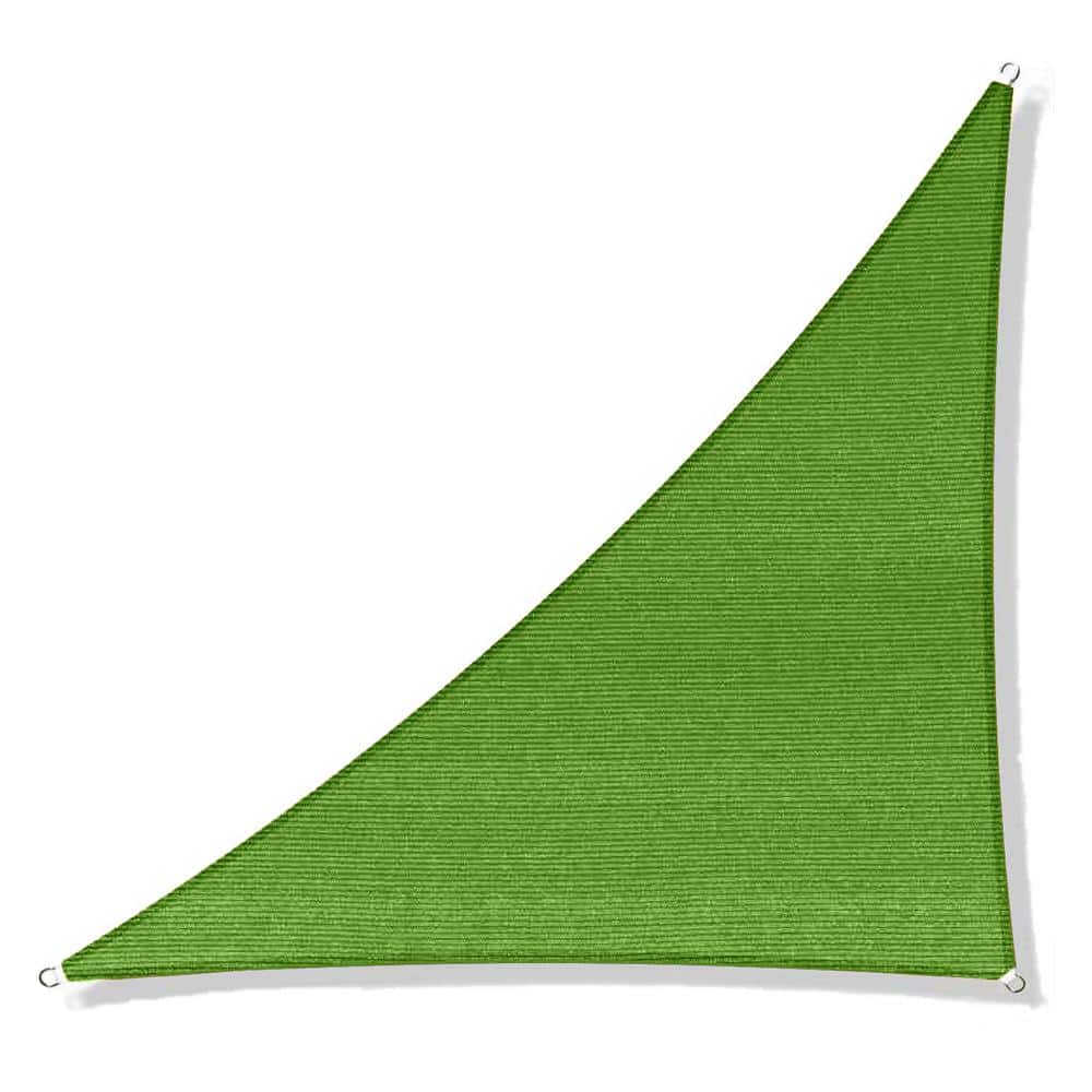 12 ft. x 12 ft. x 12 ft. Green Triangle Awning UV Block for Outdoor Patio G
