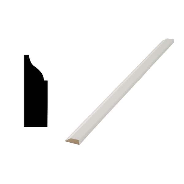 Woodgrain Millwork 0.438 in. D 1.25 in. W Wood Primed Finger-Jointed Door and Window Stop Molding