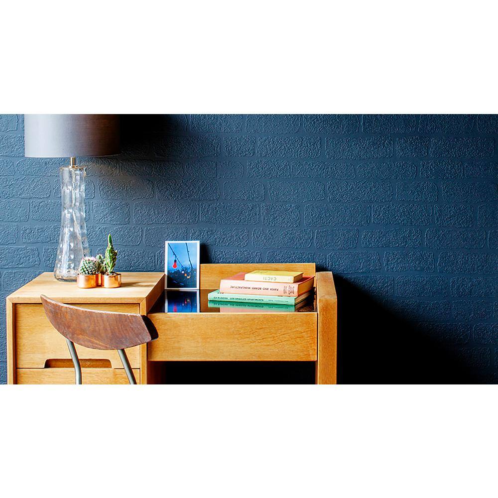 Lincolnshire White Embossed Brick Paintable Vinyl Wallpaper