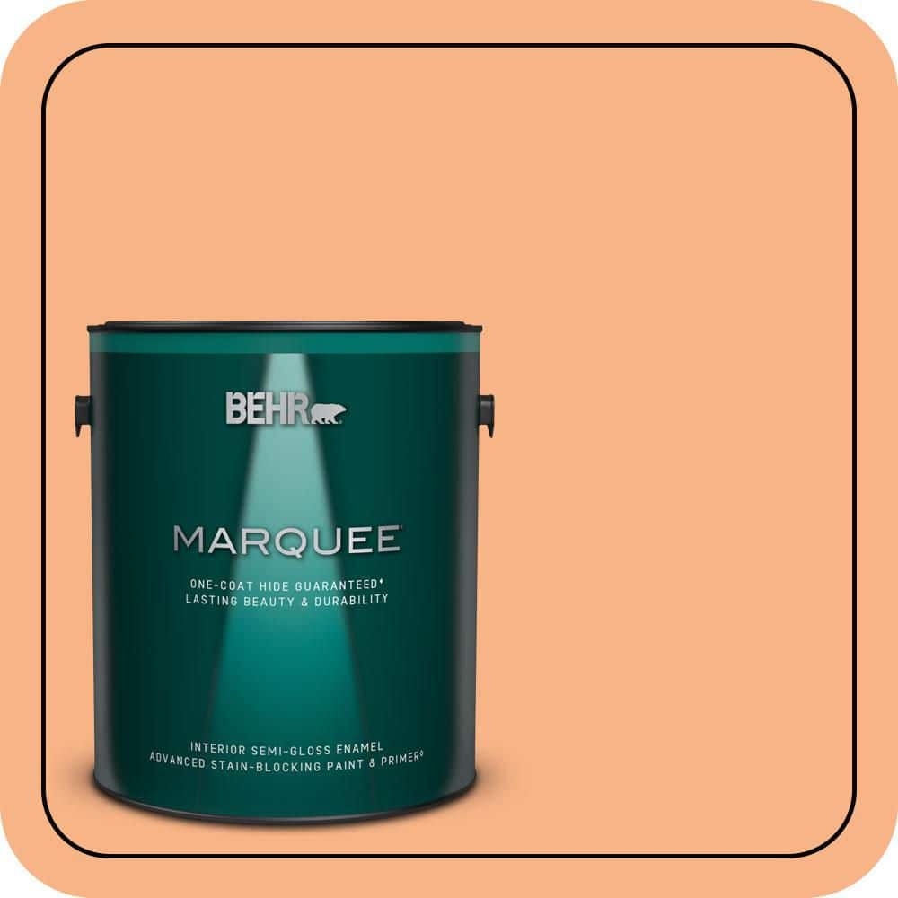 BEHR MARQUEE 1 gal. #250D-4 Autumn Mist Semi-Gloss Enamel Interior ...