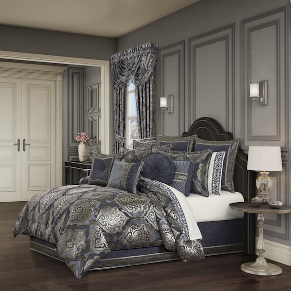 Unbranded Ashley 4-Pieces Polyester Queen Comforter Set