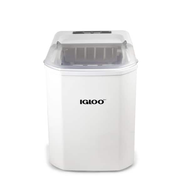 Igloo RNAB0B1FXF76C igloo automatic self-cleaning 26-pound ice maker,  countertop size, large or small cubes, led control panel, scoop included, w
