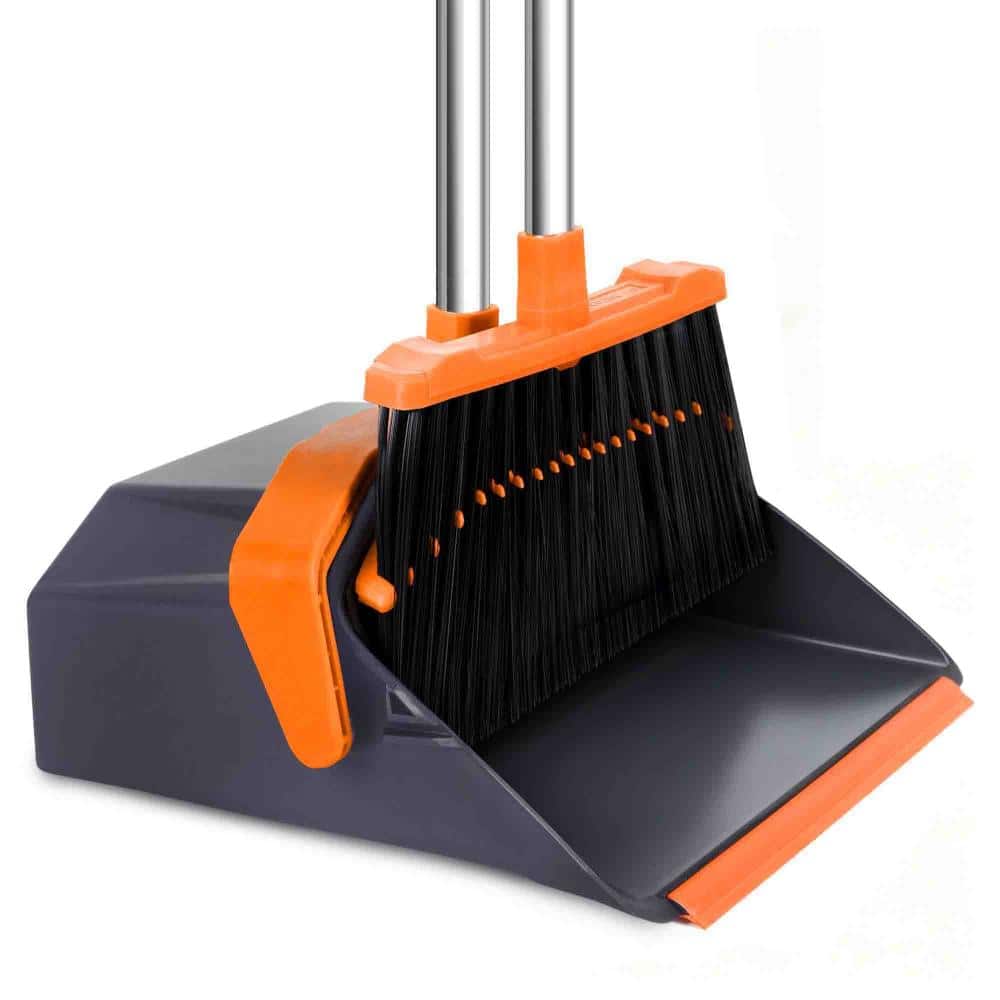 Orange Grey Upright Broom and Dustpan Set price history on PriceWatchPro